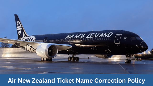 Air New Zealand Name Correction Policy