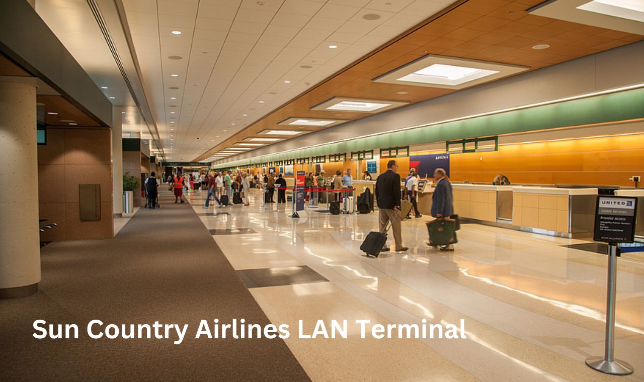 Sun Country Airlines LAN Terminal and Service